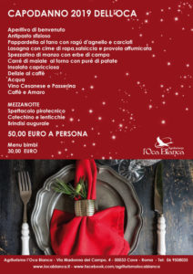 capodanno in agriturismo